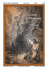 Dark Gethsemane SATB choral sheet music cover